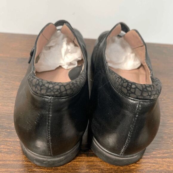 Beautifeel Leather Slip On Closed Toe Flat Black Size 38 - Picture 6 of 10